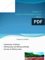 Chapter 7 Survey For Mining Lease and Certificate