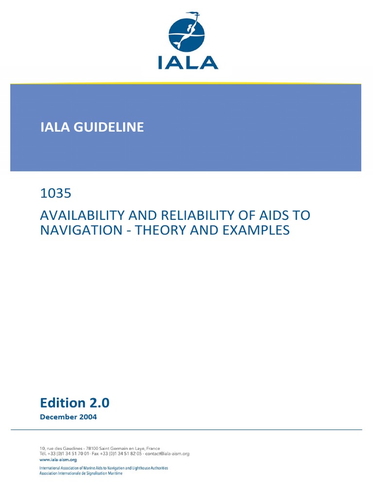 IALA Guideline 1035 on Navigation Aids | PDF | Reliability Engineering ...