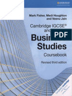 Cambridge IGCSE and O Level Business Studies Revised Coursebook