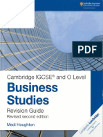 Cambridge IGCSE and O Level Business Studies Second Edition Revision Guide