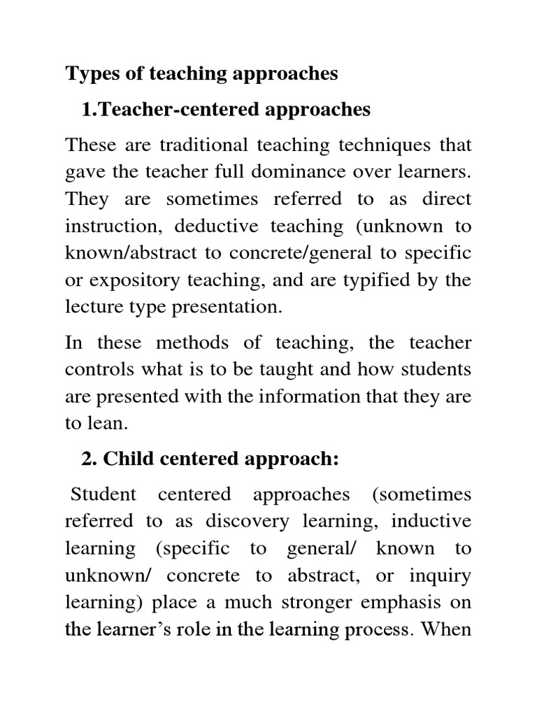 Teaching Methods | PDF | Teaching Method | Lecture