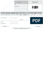 Receiving Sheet