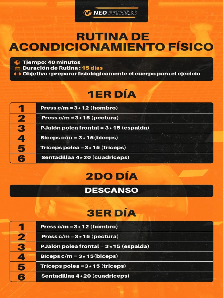 Rutina 1 | PDF