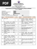 Grade 6 Most and Least Learned 22-23