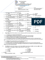 Official Exam Questionnaire Shs Specialized