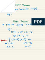 Notes Factor, Roots & Zero Polynomial