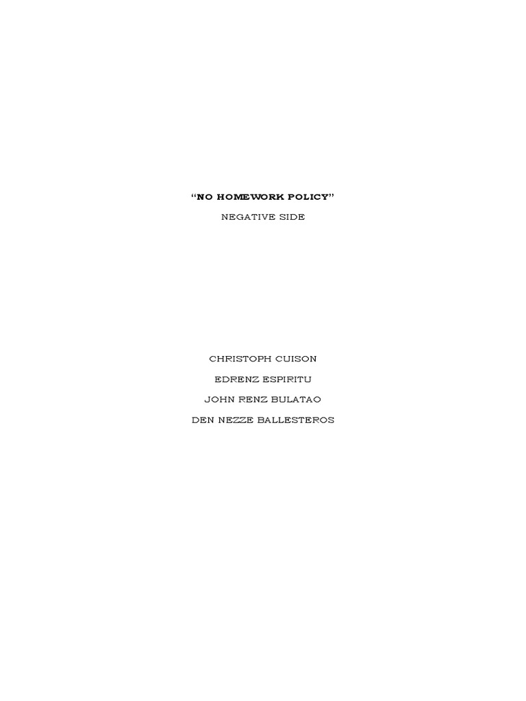 position-paper-no-homework-policy-pdf-homework-teachers