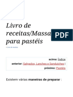 Livro de Receitas - Massas para Pastéis - Wikilivros