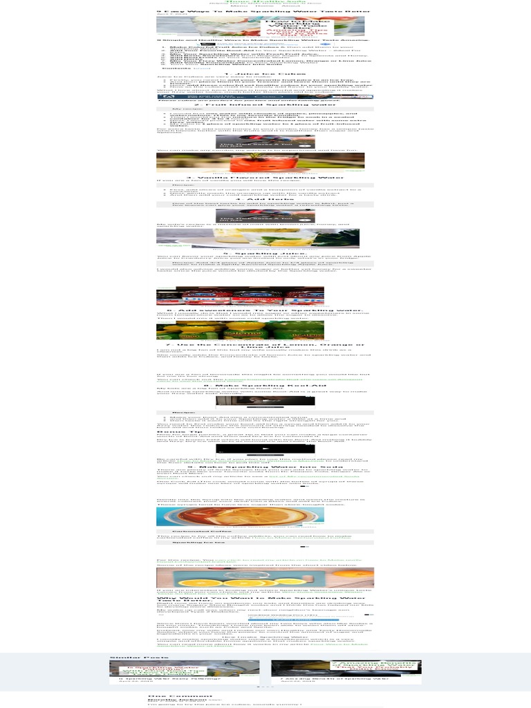 9 Easy Ways To Make Sparkling Water Taste Better Home Healthy Soda