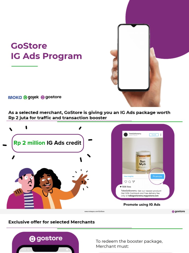 GoStore IG Ads Program Overview | PDF | Communication | Mass Media