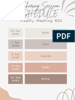 Cute Abstarct Nude Colors Note Daily Schedule Staying Positive at Home - Poster