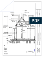 Potongan B-B: Tinggi Plafond Cornice+4330