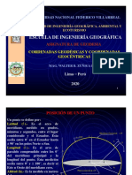 Sesión 3 Coordenadas Geodésicas y Geocéntricas