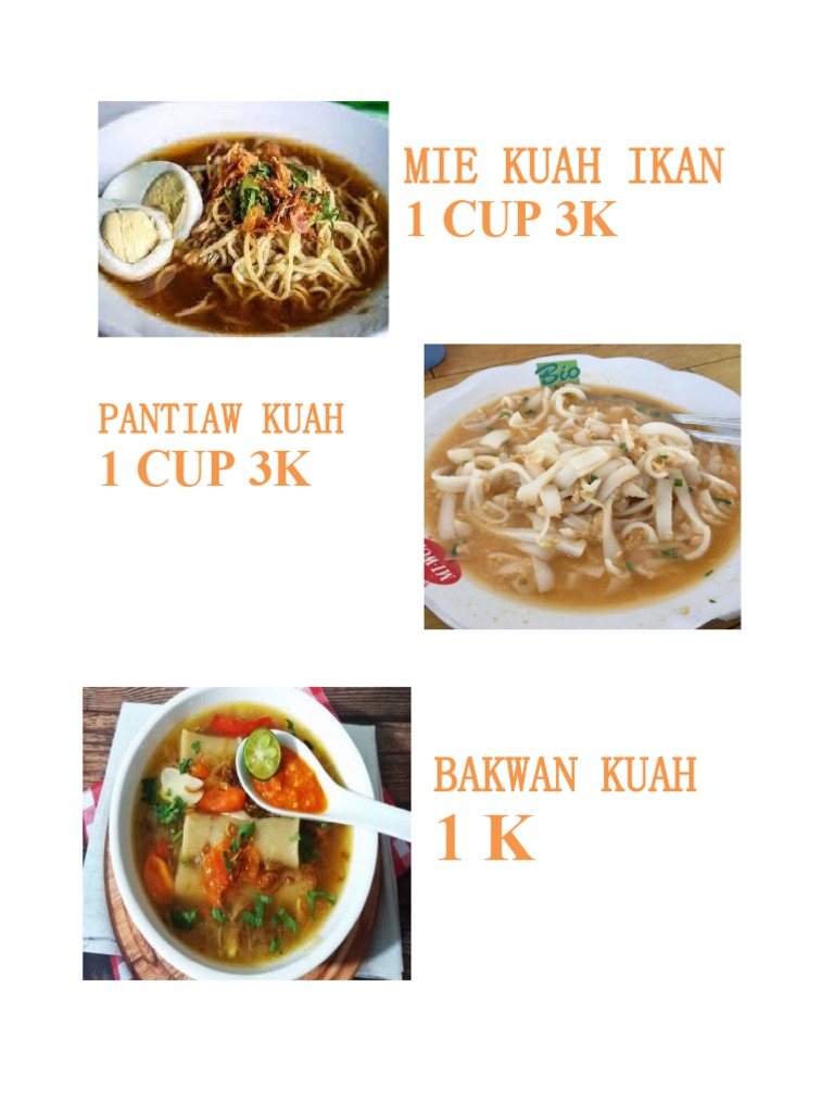 MENU | PDF