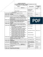 Jadwal Tentatif Monev Malaria 2020