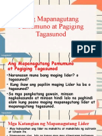 Q2 Ang Mapanagutang Pamumuno at Pagiging Tagasunod