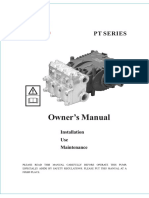 PT Series Owner's Manual Installation Guide