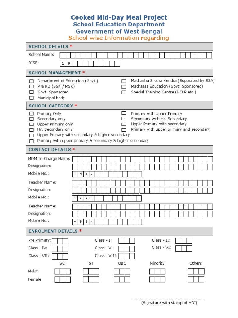MDM DRMS Master Data Entry Form PDF