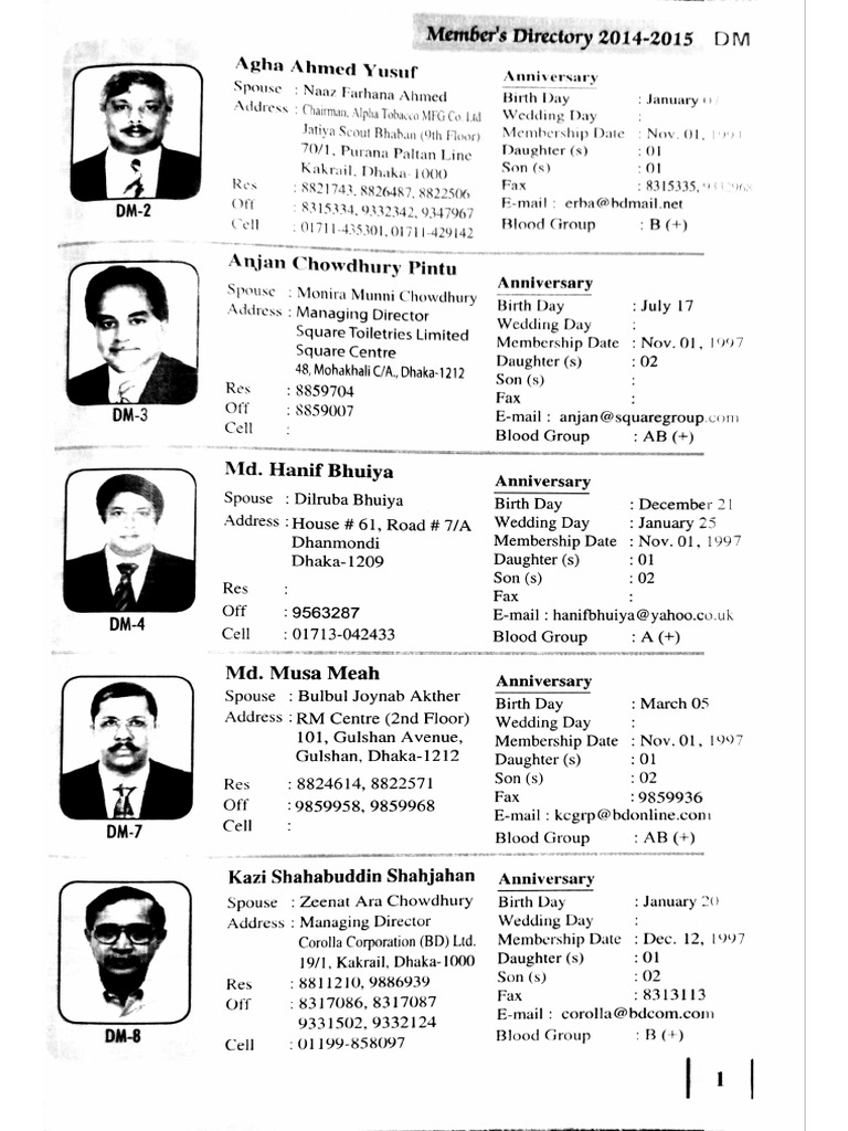 Uttara Club 2014 PDF