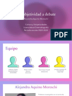 La Subjetividad A Debate Diap