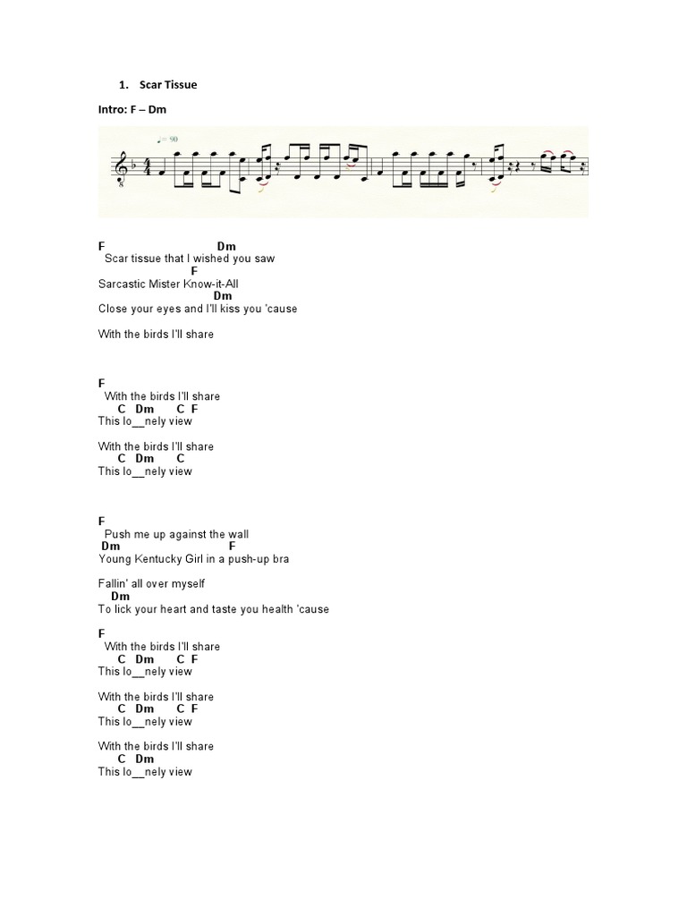 Letras de Canciones Variadas | PDF | Poesía