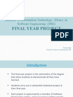 FYP Info Requirements