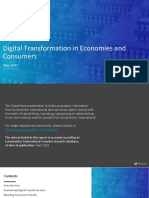 Digital Transformation in Economies and Consumers