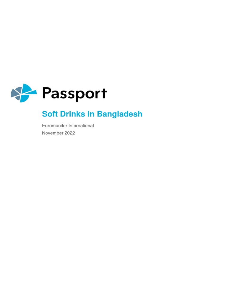 Soft Drinks in Bangladesh PDF Grocery Store Drink
