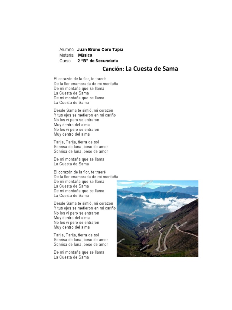 La Cuesta de Sama PDF