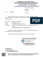 Surat Undangan Sosialisasi Program Kerja Binora 2023 (Selasa)