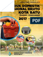 Produk Domestik Regional Bruto Kota Batu Menurut Pengeluaran 2017-2021