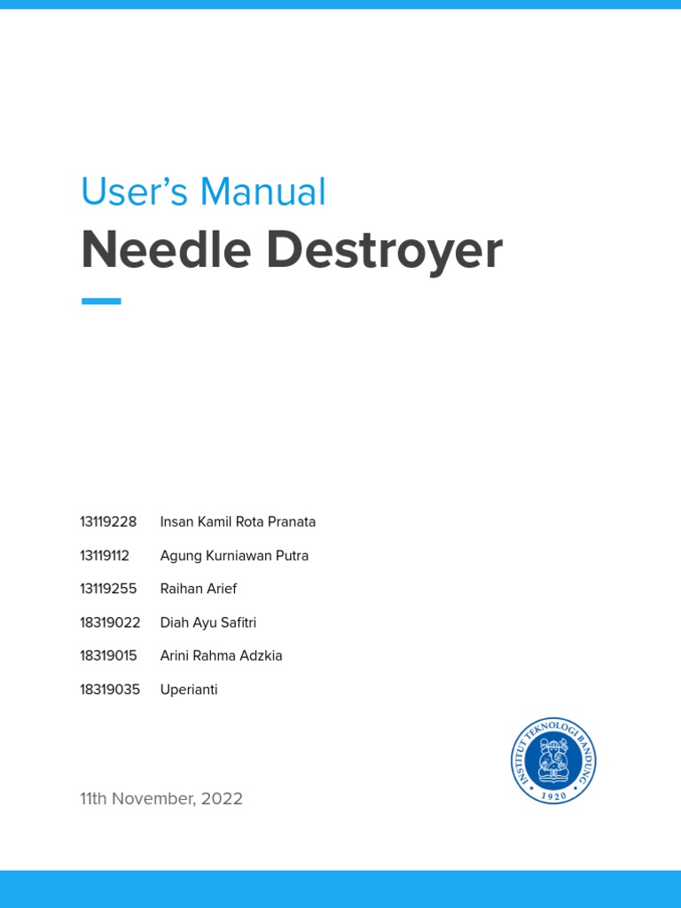 Manual Book PDF Power Supply Electric Motor