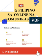 Ang Filipino Sa Online Na Komunikasyon