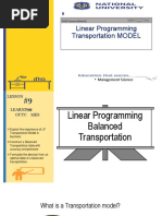 LP Balanced Transportation V2