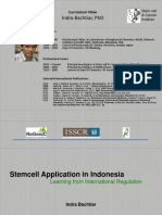 Bp. Indra Bachtiar, DR., PH.D - Application of Stem Cell in Indonesia