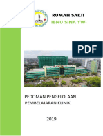 Pedoman Pengelolaan Pembelajaran Klinik Mahasiswa