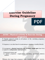 Nutrional and Exercise Guideline