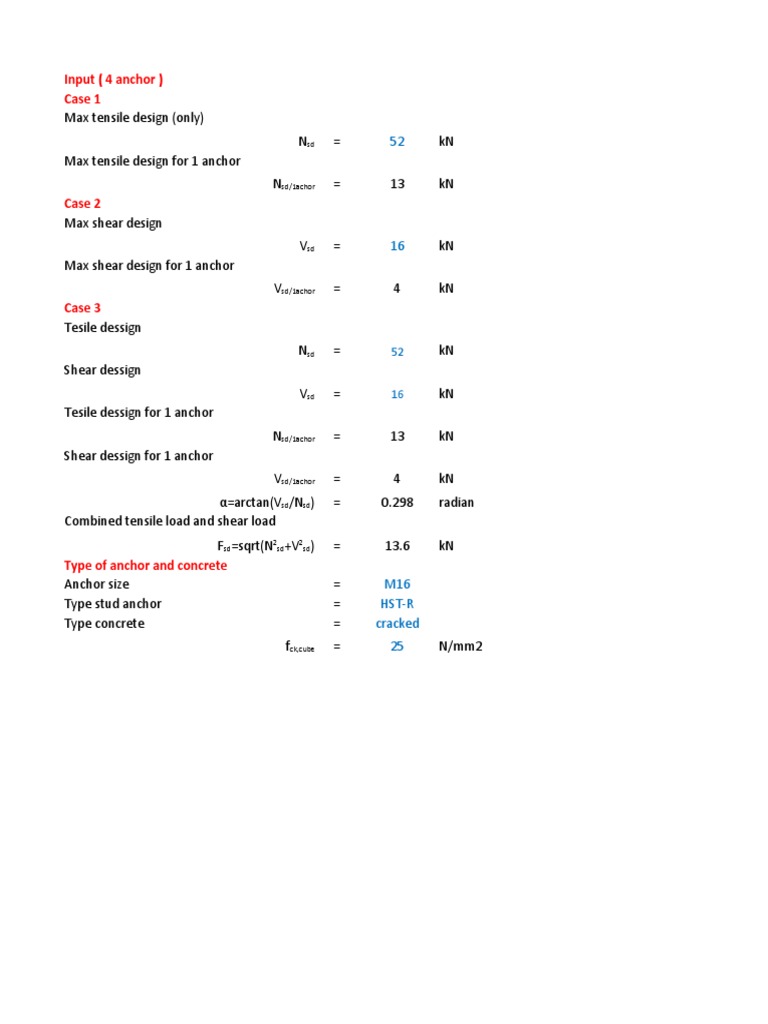 Hilti Bolt Connection4 anchorHST PDF Building Technology Concrete