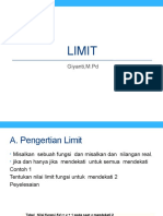 Limit Fungsi Aljabar