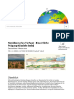 Diercke Weltatlas - Kartenansicht - Norddeutsches Tiefland - Eiszeitliche Prägun