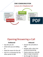 Telephone Communication Lesson