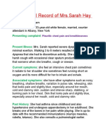 Clinical Record Internal Medicine