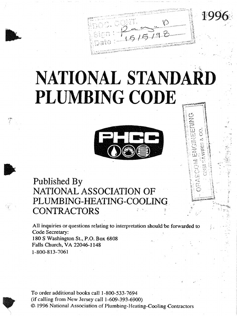 National Plumbing Code PDF
