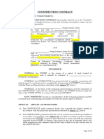 CONSTRUCTION CONTRACT Template - PSE