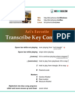 Ari's Fav. Transcribe-Shortcuts