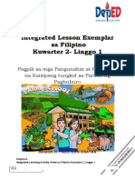Integrated Lesson Exemplar Sa Filipino