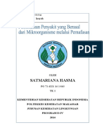 Pemindahan Penyakit Mikroorganisme Yg Berasal Pernapasan