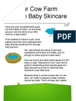 The FourCowFarm Guide To Baby Skincare