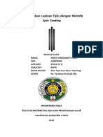 Pembentukan Lapisan Tipis Dengan Metode Spin Coating