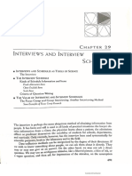 Research Interview Questions and Schedules